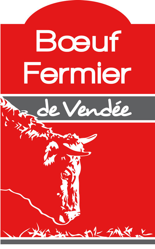 logo boeuf fermier de vendée